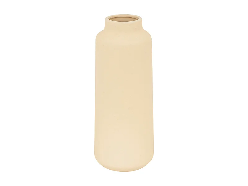 Vase haut en céramique mat Beige H 30 cm