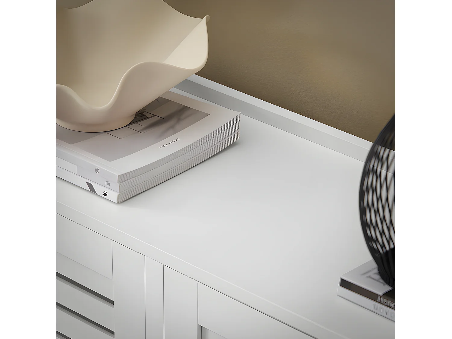 Zapatero con 6 Solapas y 2 Ganchos SoBuy FSR145-W