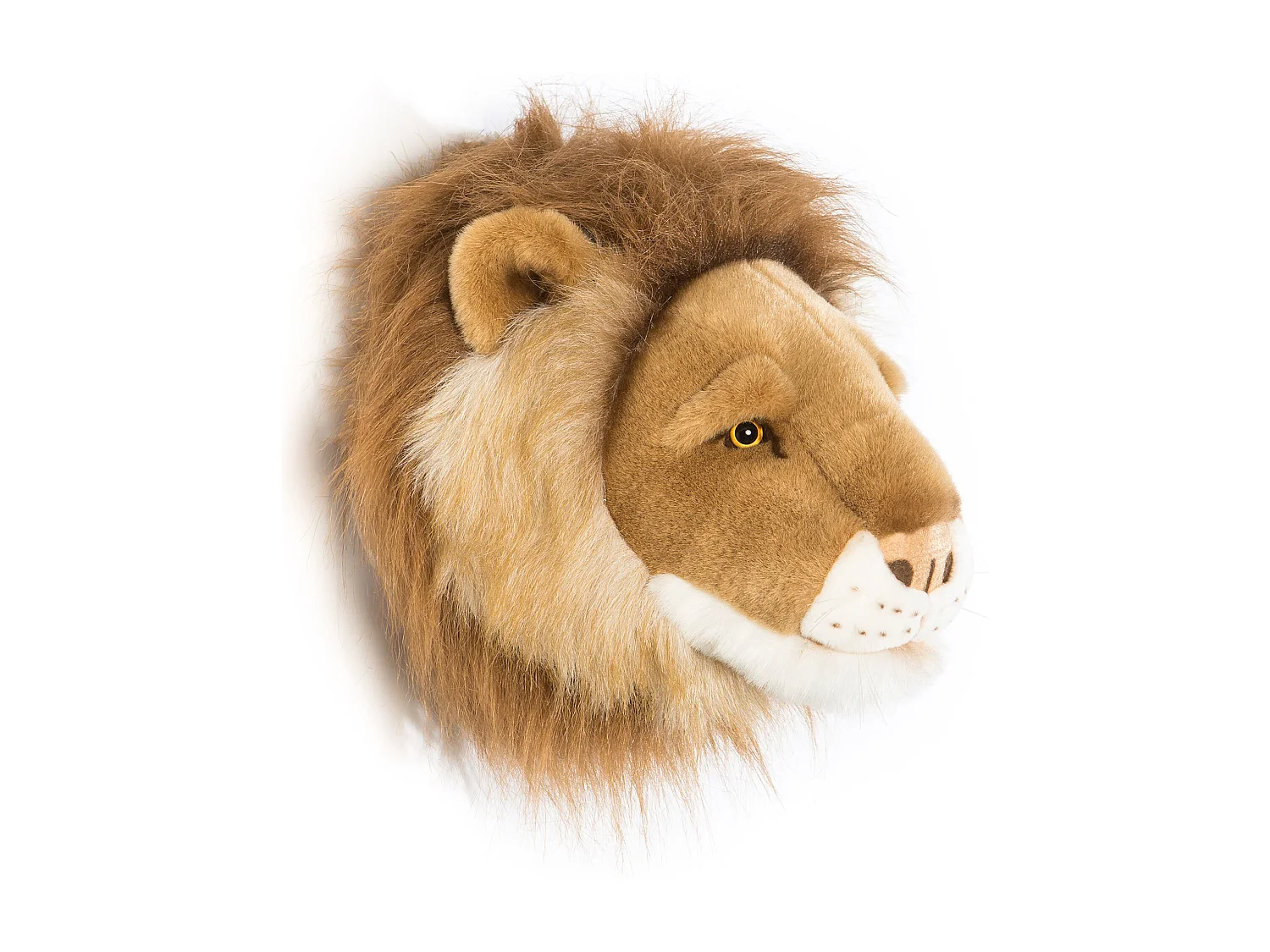 Peluche trophée Lion Petit Cesar collection Savane