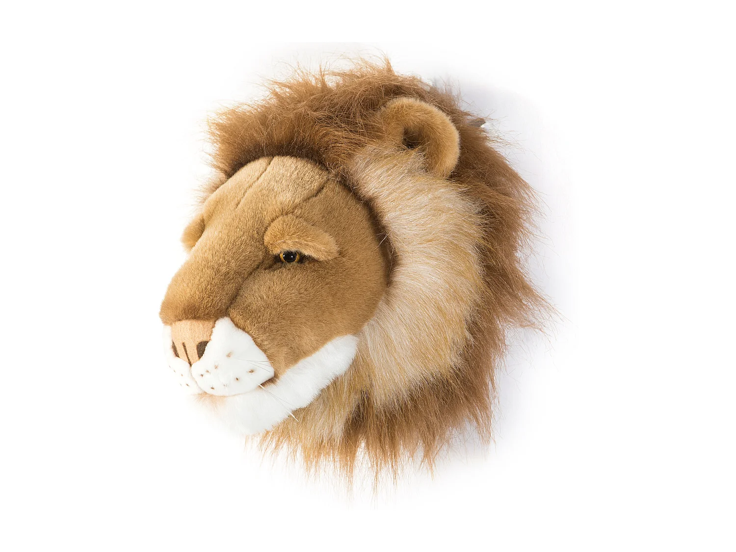 Peluche trophée Lion Petit Cesar collection Savane