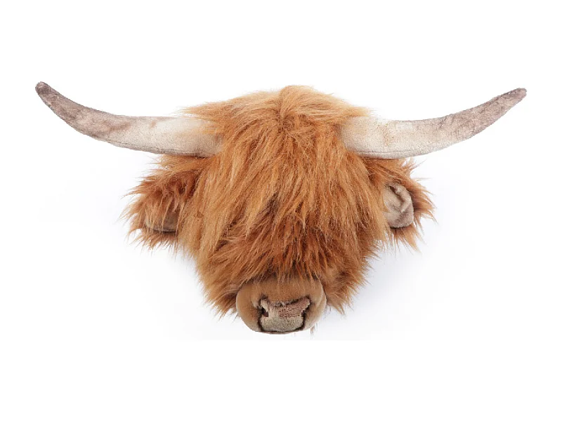 Peluche trophée Vache highland Nicolas collection Basse-cour