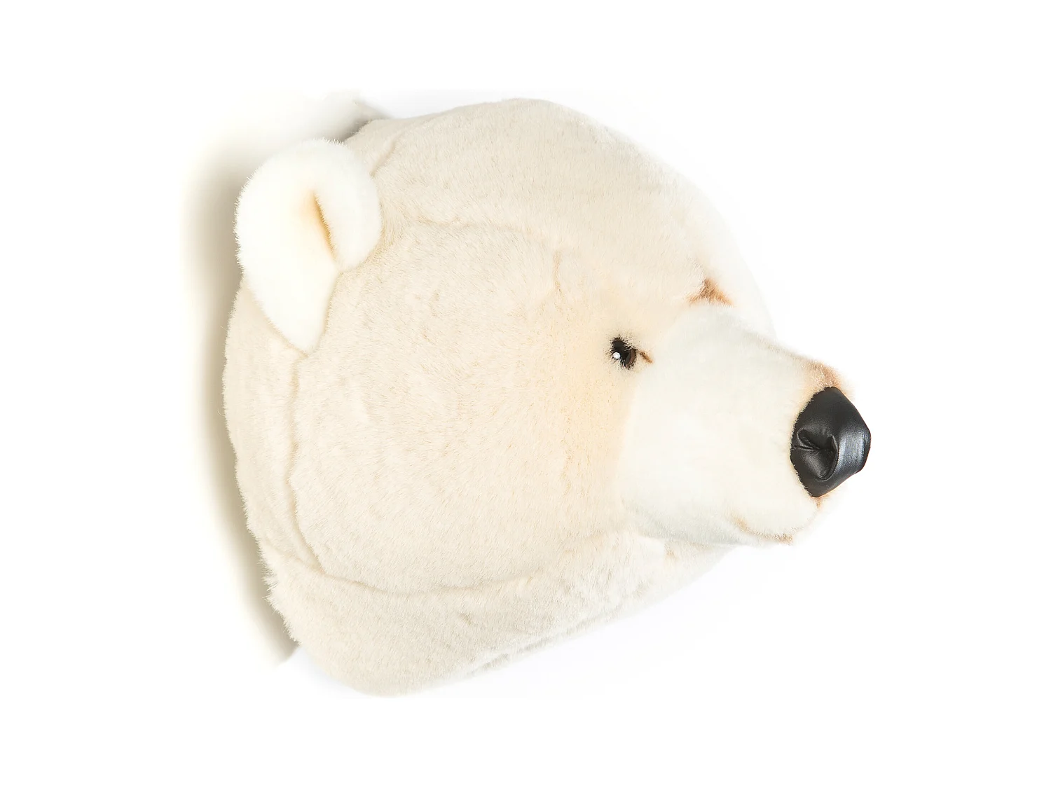 Peluche trophée Ours Blanc Basile collection Polaire