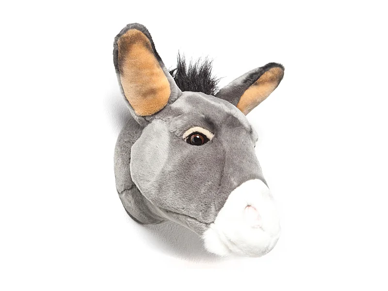 Peluche trophée Âne Francis collection Basse-cour