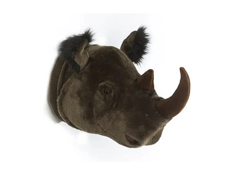 Peluche trophée Rhinocéros Michael collection Savane