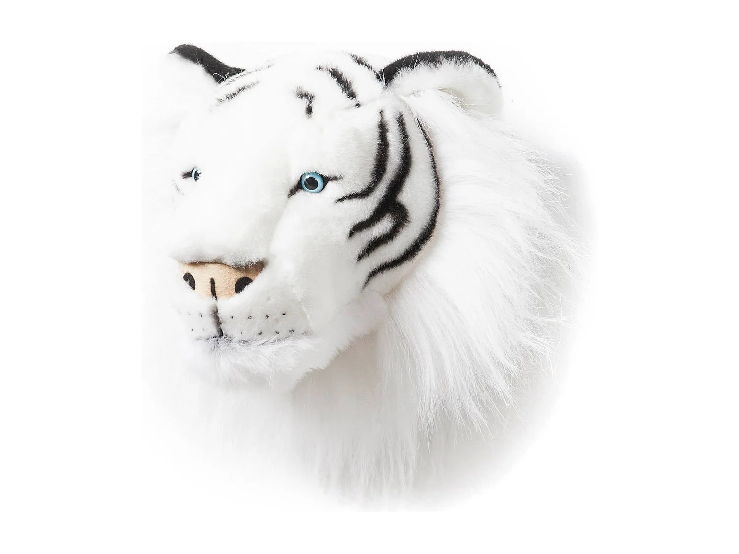 Peluche trophée Tigre Blanc Albert collection Polaire