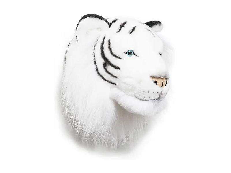 Peluche trophée Tigre Blanc Albert collection Polaire