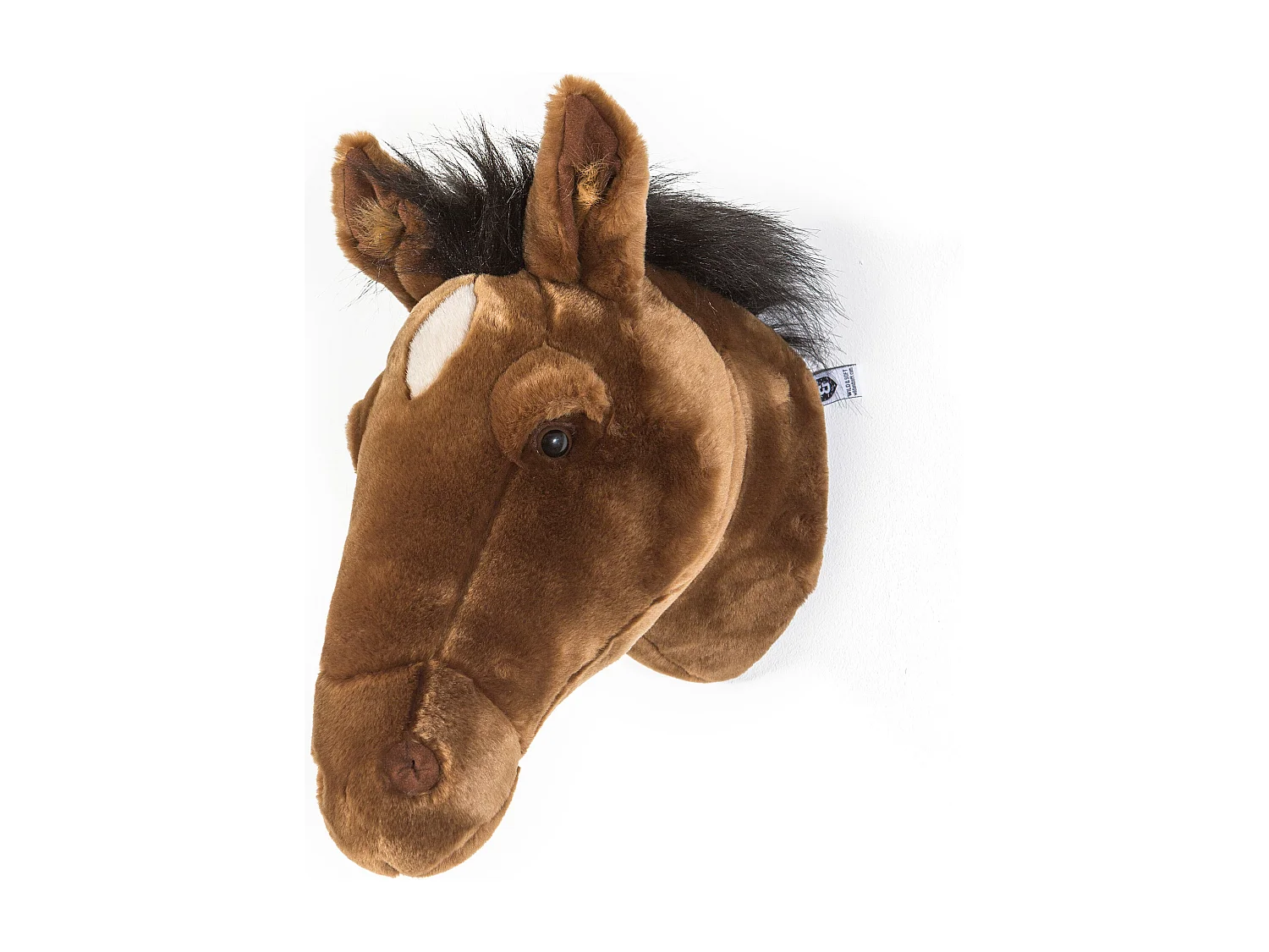 Peluche trophée Cheval Brun Scarlett collection Basse-cour