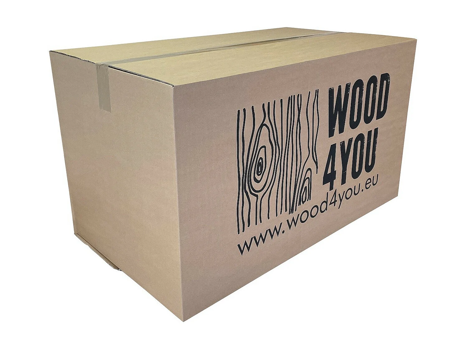 Wood4you - Coffre à jouets Poignée en corde - 80Lx50Hx50P cm