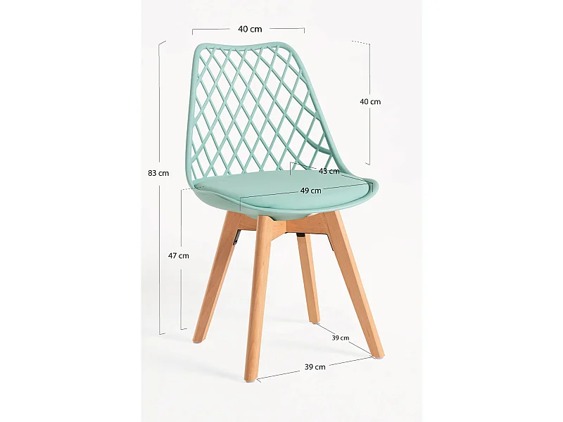 Sillas Comedor - Silla Mima - Celadón