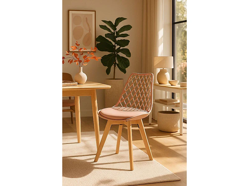 Sillas Comedor - Silla Mima - Rosa Avellana