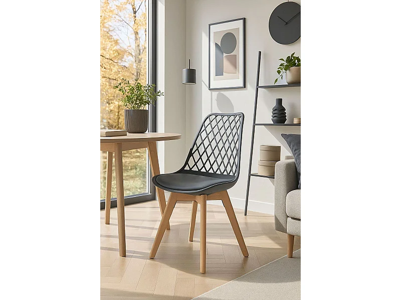 Sillas Comedor - Silla Mima - Gris oscuro