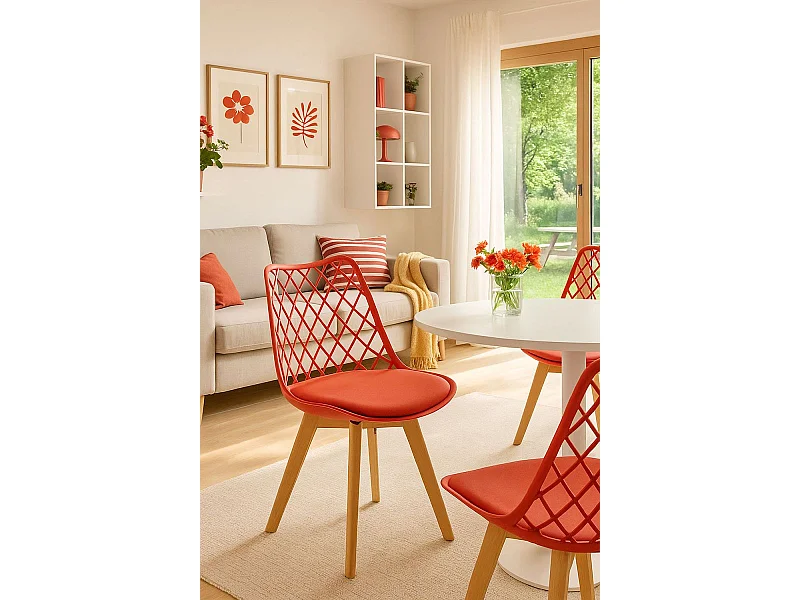 Sillas Comedor - Silla Mima - Rojo