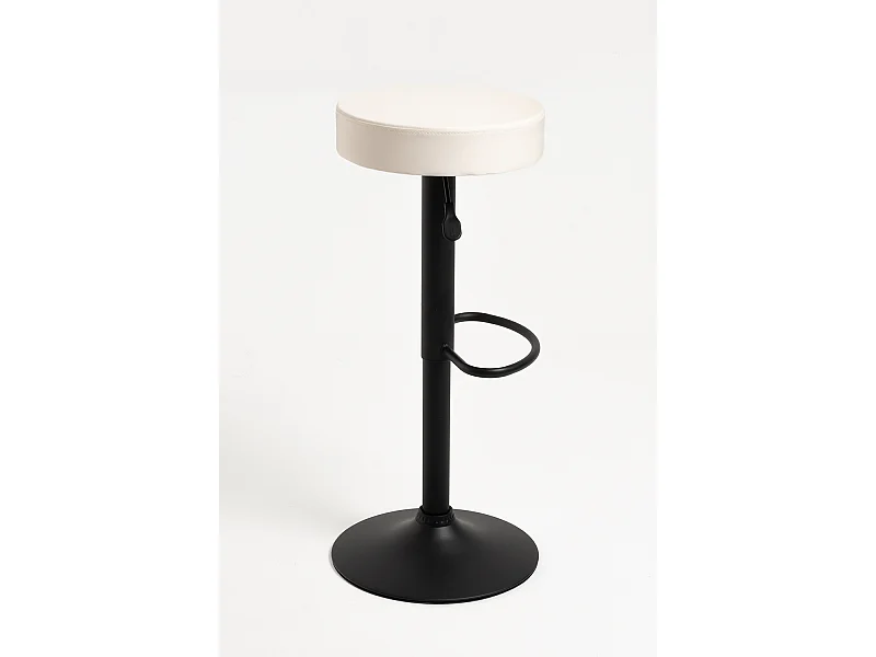 Lote de 4 Taburetes Kros Black - Blanco