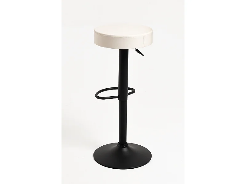 Lote de 2 Taburetes Kros Black - Blanco