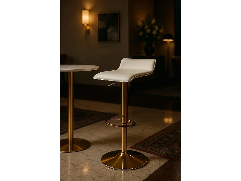 Taburetes Cocina - Taburete Tim Golden - Blanco