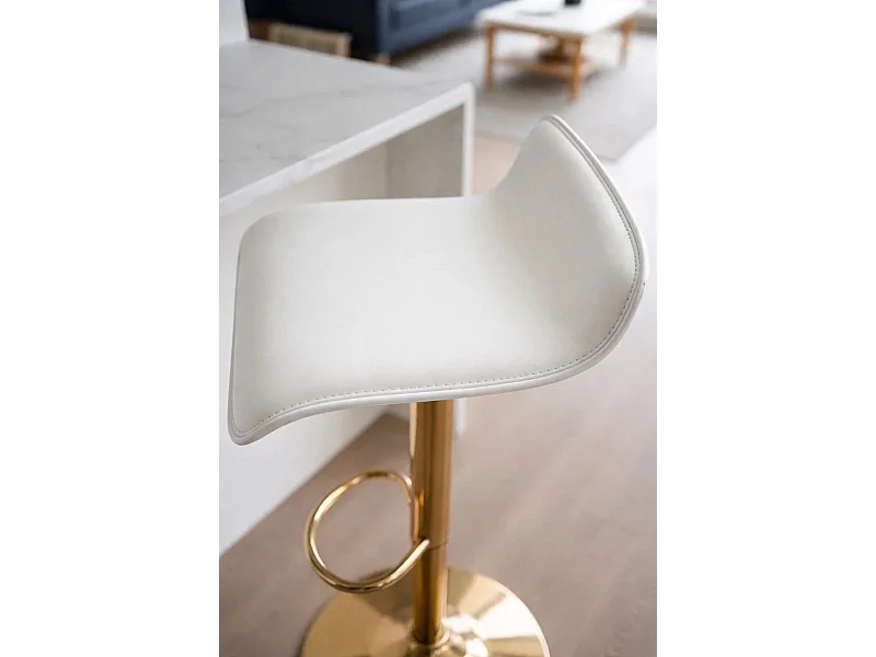 Taburetes Cocina - Taburete Tim Golden - Blanco