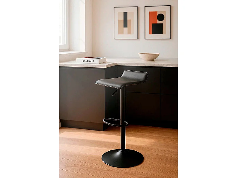 Taburetes Cocina - Taburete Tim Black - Negro