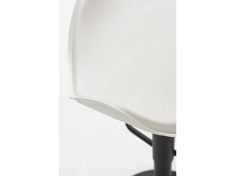 Taburetes Cocina - Taburete Rox Black - Blanco