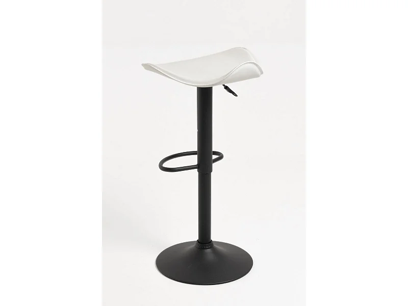 Taburetes Cocina - Taburete Rox Black - Blanco