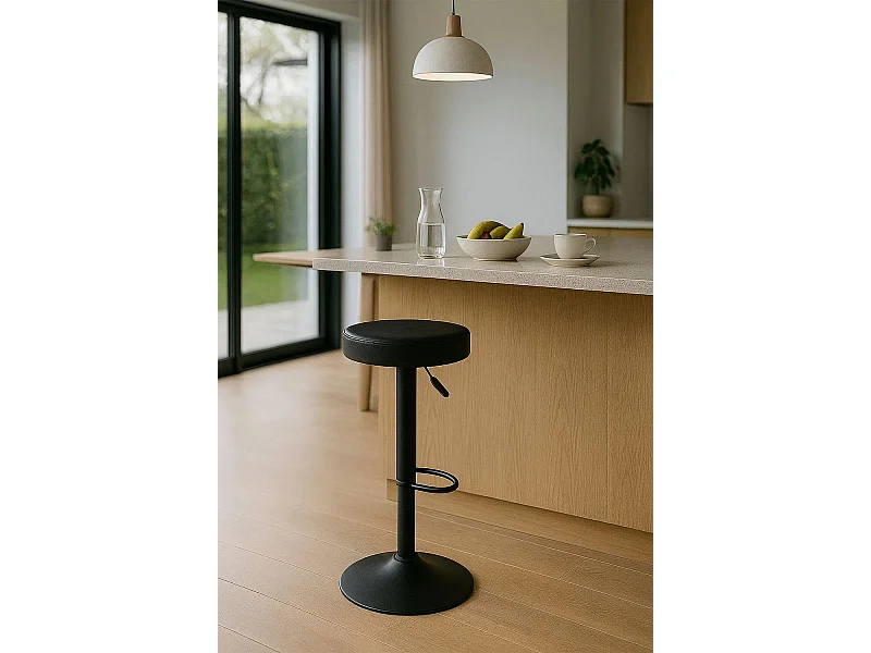 Taburetes Cocina - Taburete Kros Black - Negro