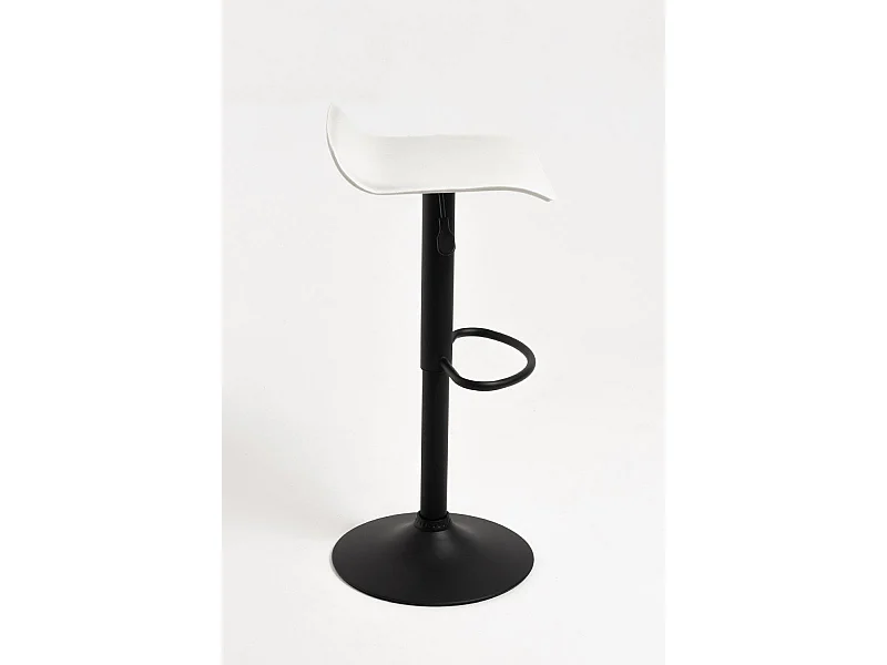 Taburetes Cocina - Taburete Tim Black - Blanco