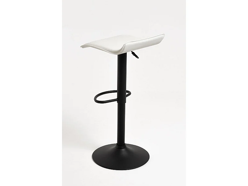 Taburetes Cocina - Taburete Tim Black - Blanco