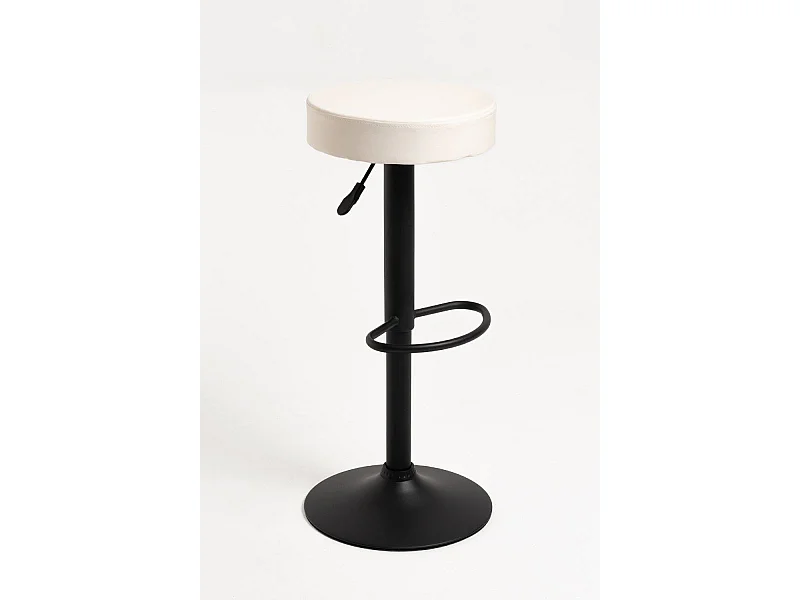 Taburetes Cocina - Taburete Kros Black - Blanco