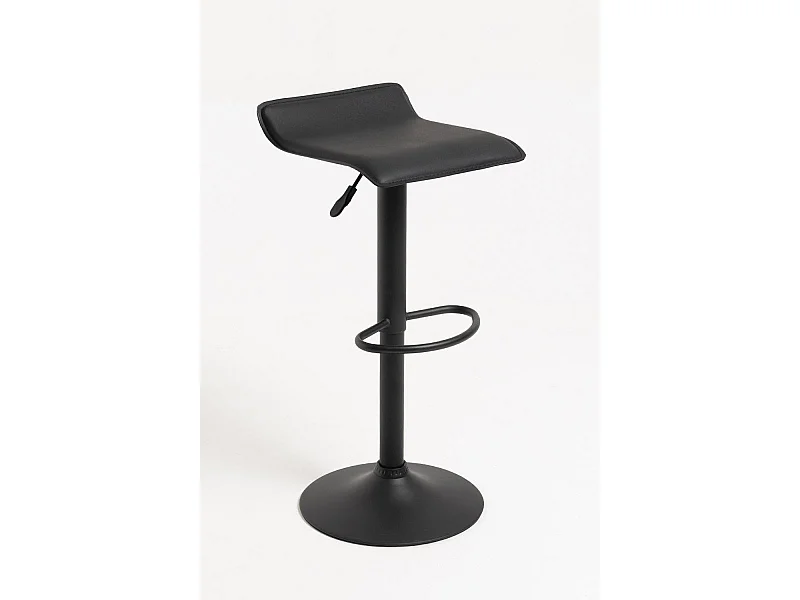 Lote de 6 Taburetes Tim Black - Negro
