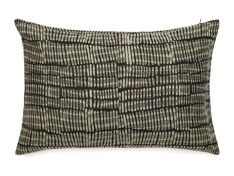 Housse de coussin extérieur 40x60 cm SANTORIN à zip étanche vert Sauge