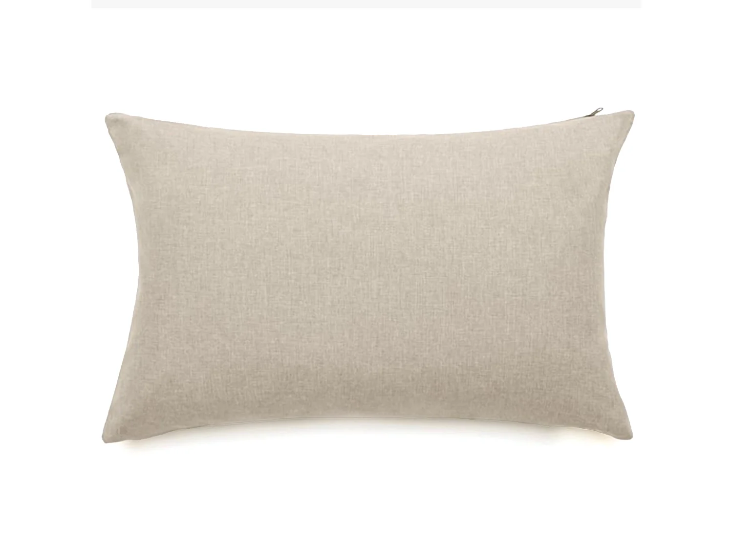 Housses de coussin extérieur 50x70 cm GALIA à zip étanche beige Sable