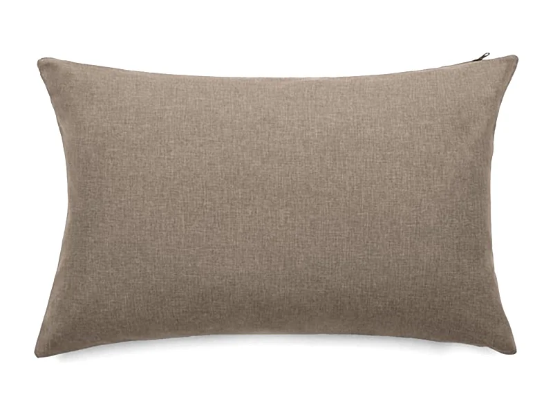 Housses de coussin 50x70 cm GALIA zip étanche marron Chevreuil