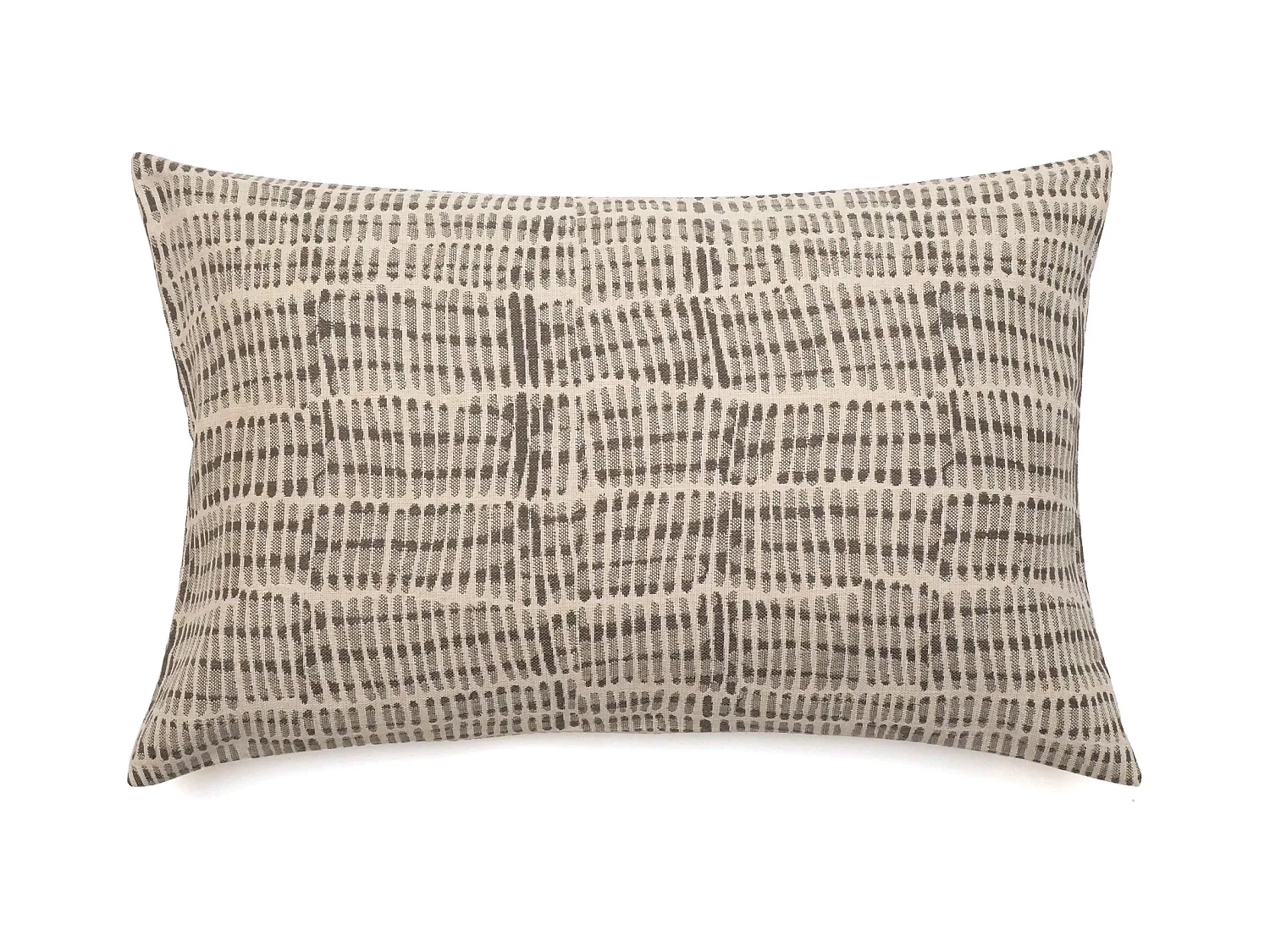 Housse de coussin 40x60 cm SANTORIN zip étanche beige Chanvre