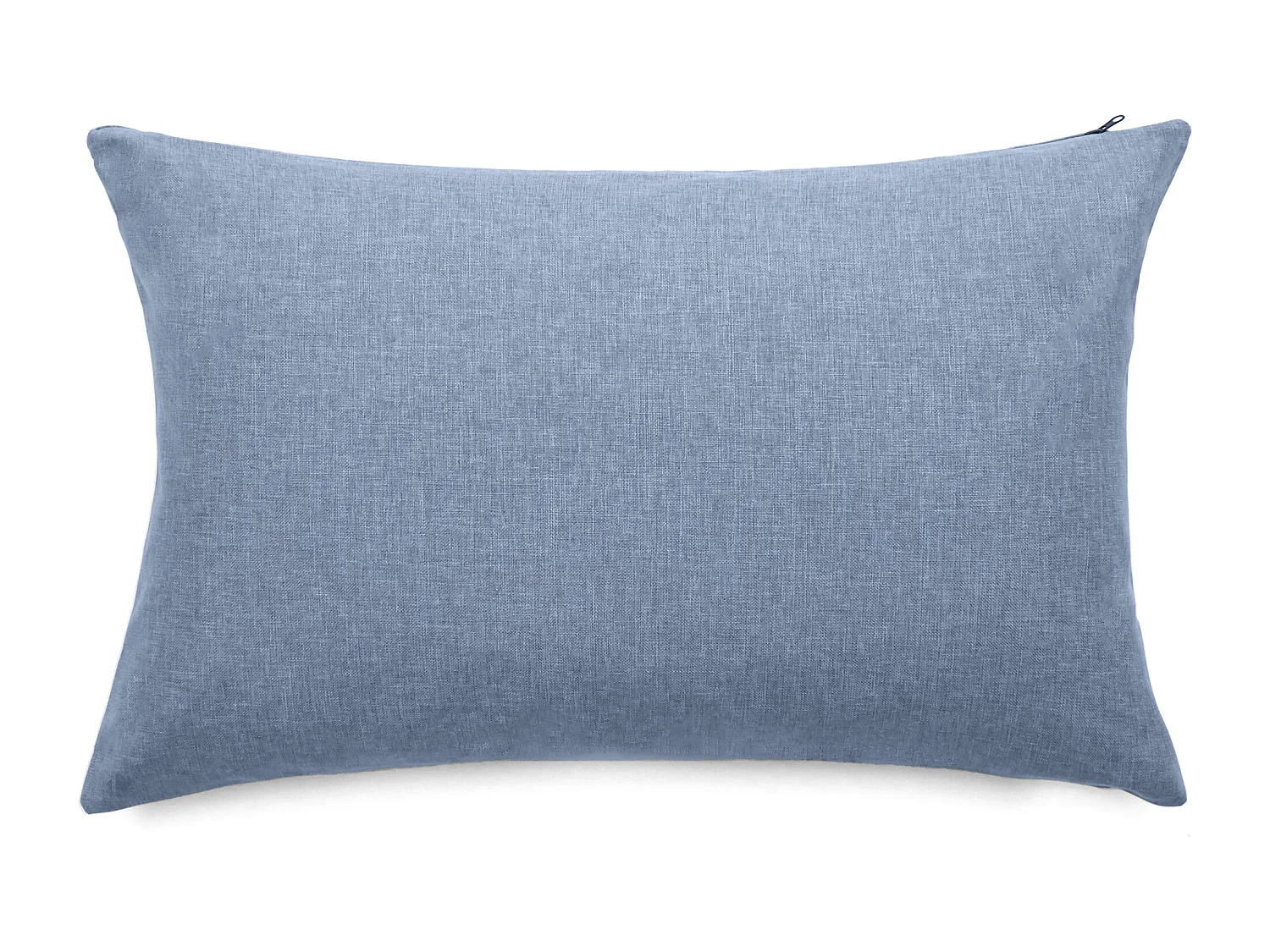 Housses de coussin extérieur 50x70 cm GALIA à zip étanche bleu Topaze