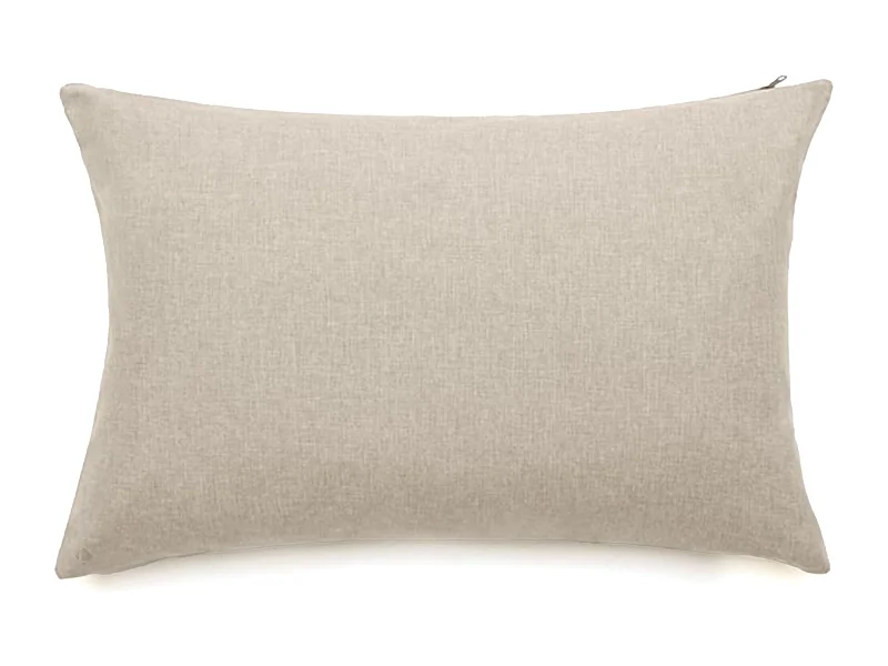 Housses de coussin extérieur 40x60 cm GALIA à zip étanche beige Sable