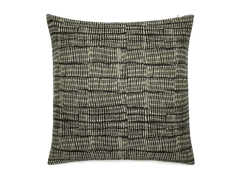 Housse de coussin extérieur 62x62 cm SANTORIN à zip étanche vert Sauge