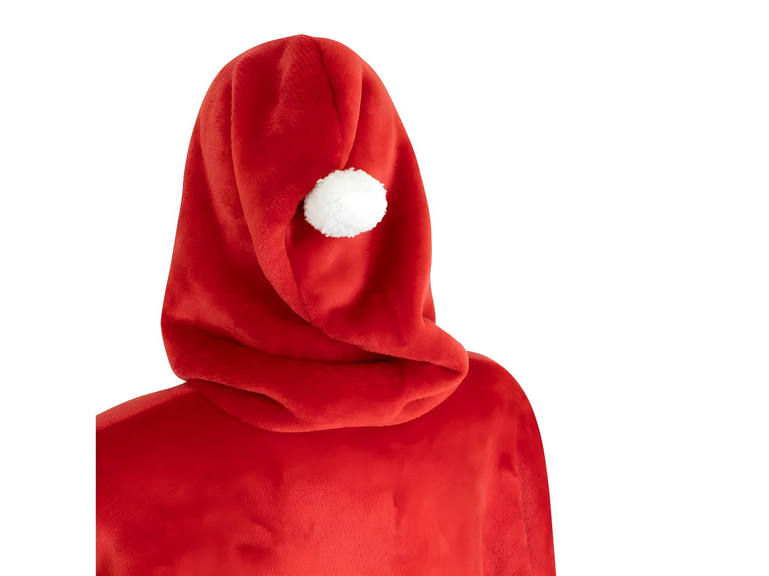 Plaid sweet avec manches Rouge et Blanc L-XL