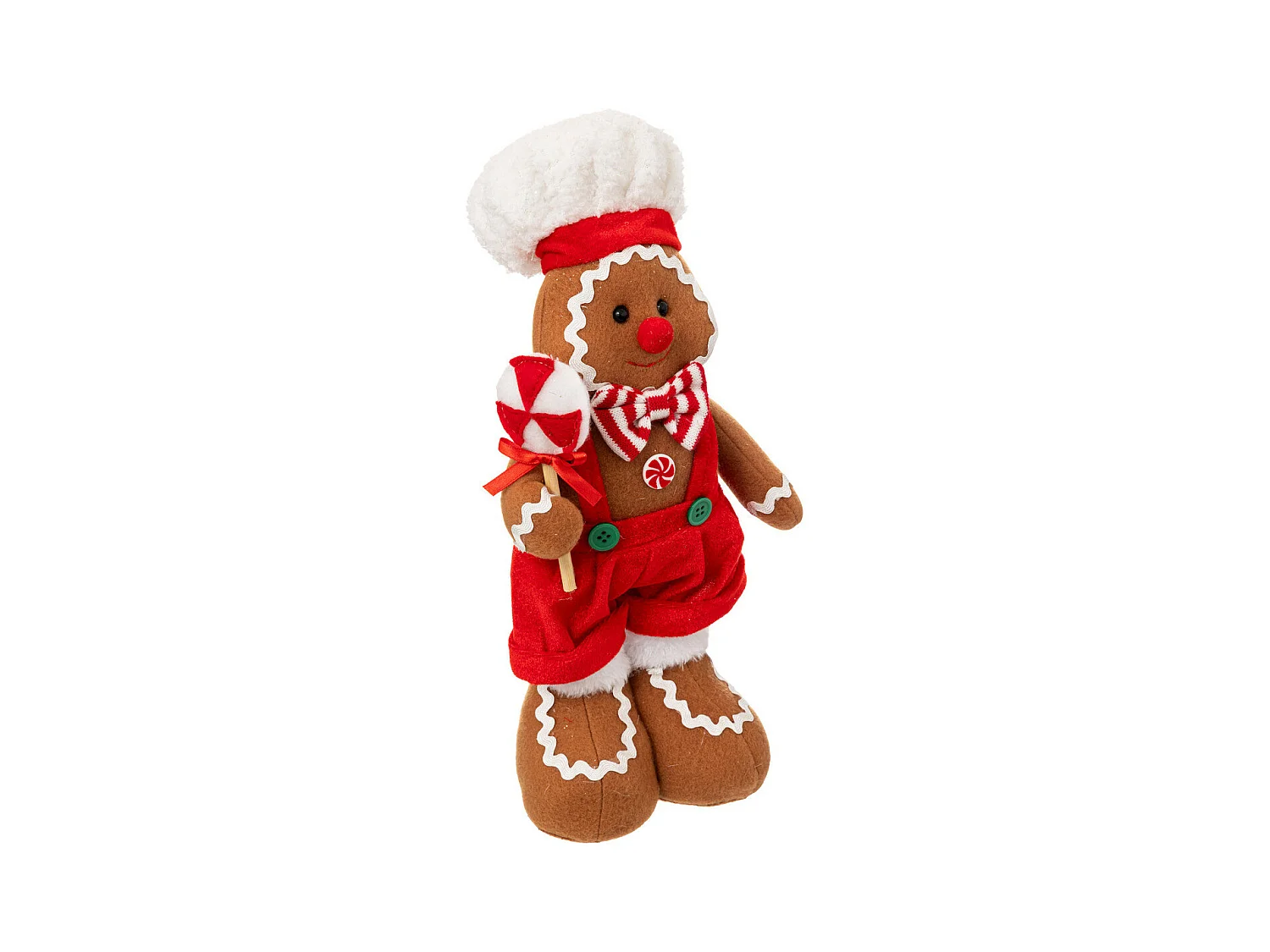 Déco de Noël Bonhomme Pain d'épice H 36 cm