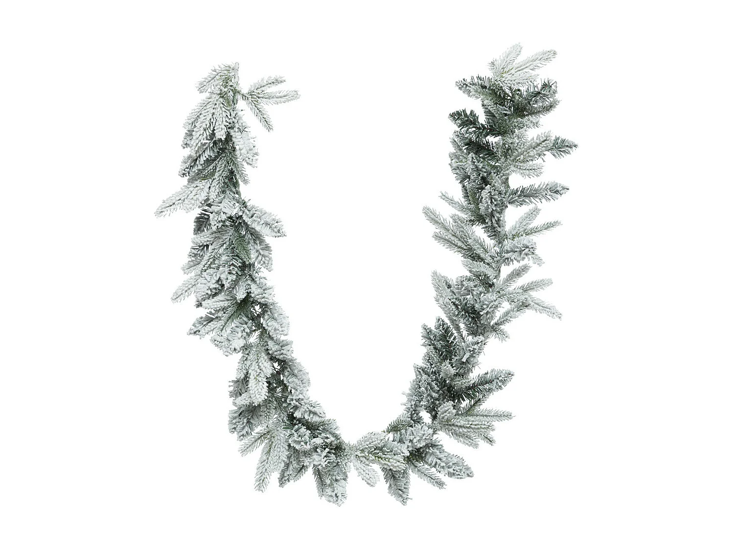 Guirlande artificielle Sapin vert enneigé L 180 cm