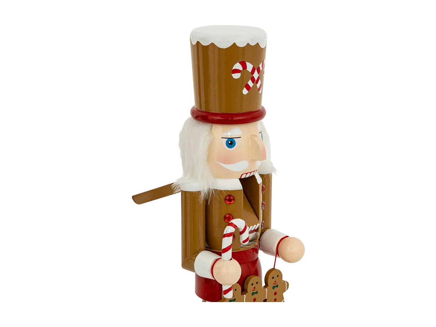 Déco de Noël Casse-Noisette Pain d'épice H 38 cm