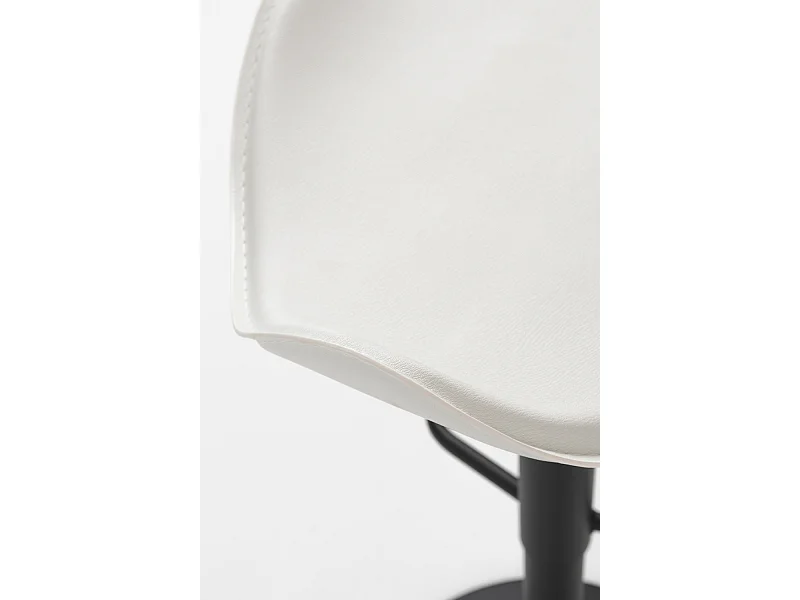 Lote de 4 Taburetes Rox Black - Blanco