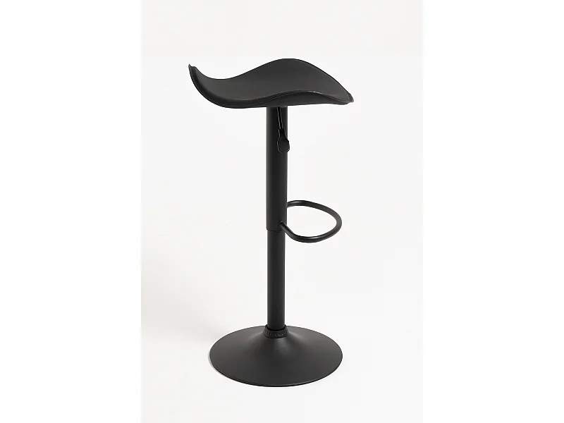 Lote de 4 Taburetes Rox Black - Negro