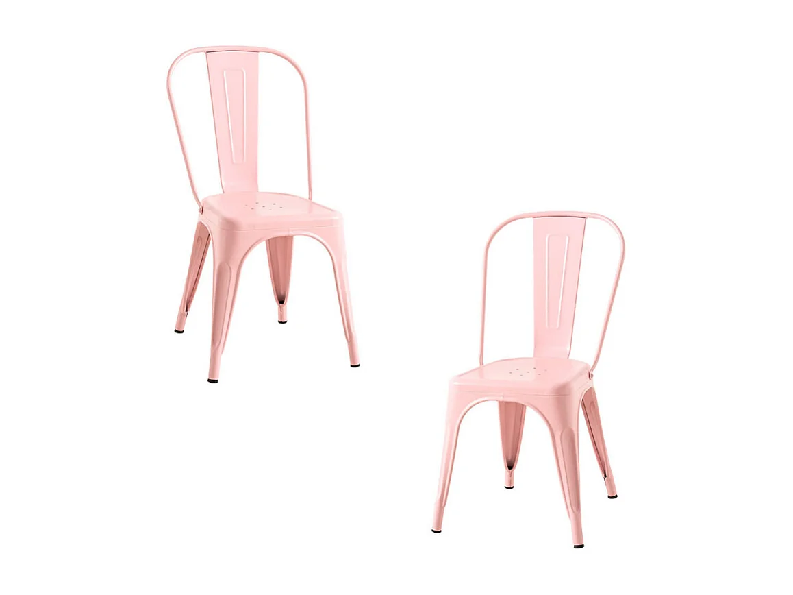 Packs Sillas Comedor - Pack 2 Sillas Torix - Rosa Algodón de Azúcar
