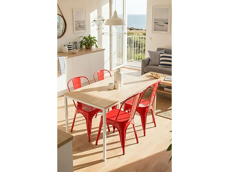 Packs Sillas Comedor - Pack 4 Sillas Torix - Rojo