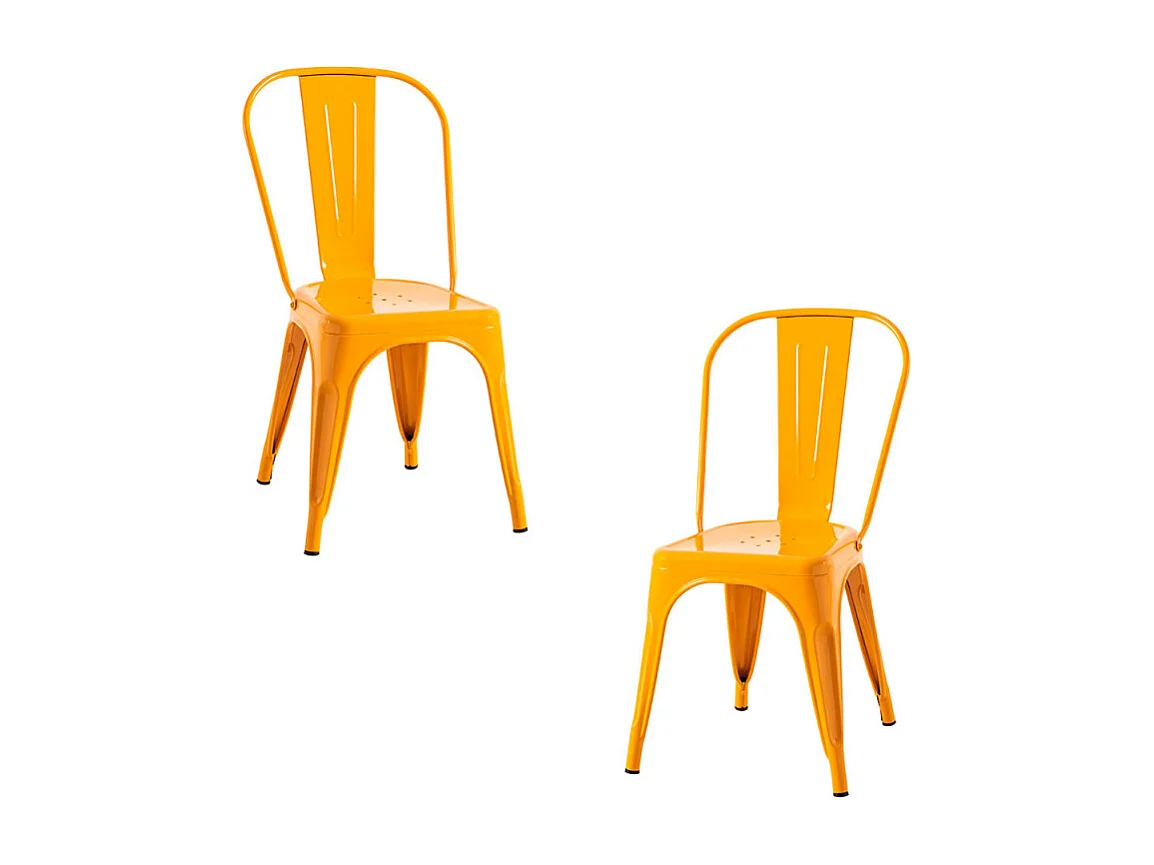 Packs Sillas Comedor - Pack 2 Sillas Torix - Naranja Azafrán