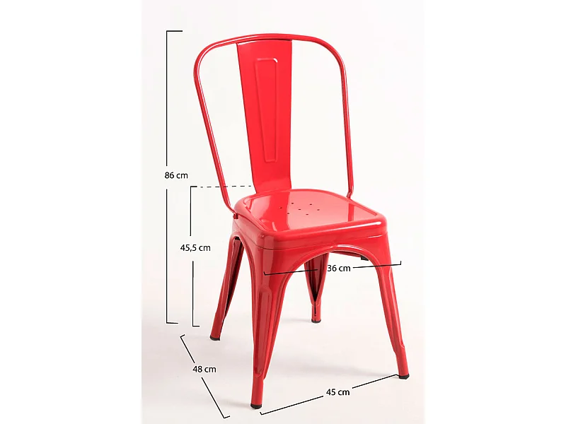 Sillas Comedor - Silla Torix - Rojo