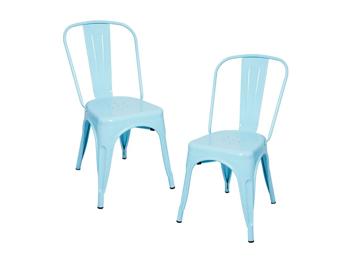 Packs Sillas Comedor - Pack 2 Sillas Torix - Azul cielo