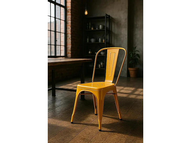 Sillas Comedor - Silla Torix - Naranja Azafrán