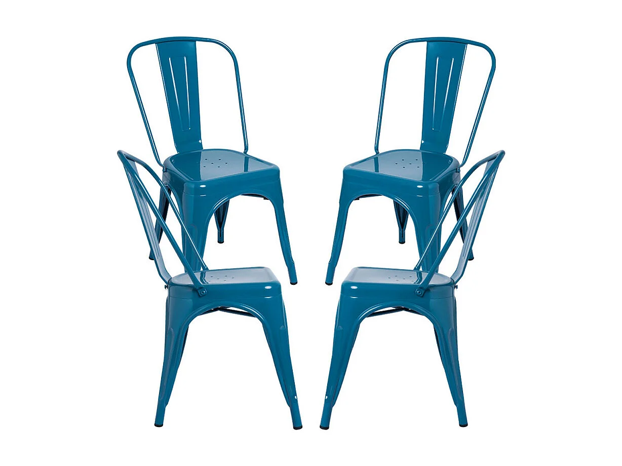 Packs Sillas Comedor - Pack 4 Sillas Torix - Verde azulado