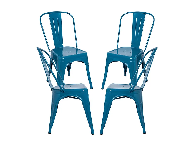 Packs Sillas Comedor - Pack 4 Sillas Torix - Verde azulado