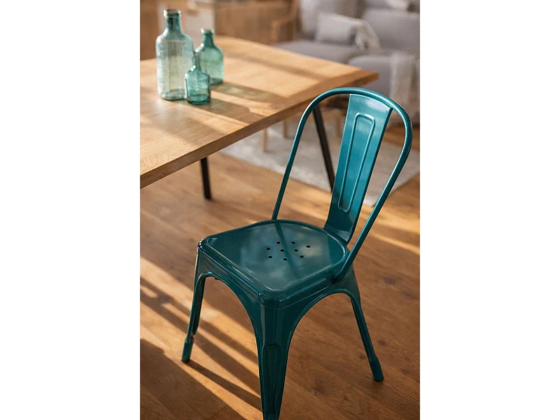 Packs Sillas Comedor - Pack 4 Sillas Torix - Verde azulado